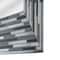 Head West Frameless Reeded Mosaic Printed Wall Décor Mirror